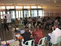 Workshop, day 1. Ouagadougou