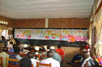 Workshop with all project actors, Giteranyi, Burundi
