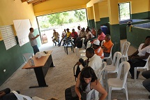 Workshop with beneficiaries in Tierra Nueva
