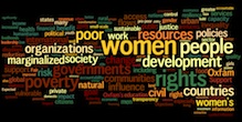Word cloud of Oxfam's OSP