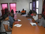 Group interview in Ibo