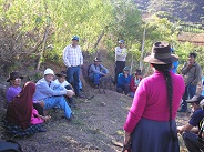 Visita de campo en Tintay