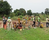 Visit to beneficiaries