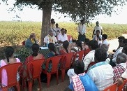 Discussion with producers